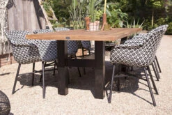 HARTMAN Delphine Armlehnensessel, Schwarz/weiß, Alu/Kunststoff 14 HARTMAN Delphine Armlehnensessel, Schwarz/weiß, Alu/Kunststoff -Aerocove Gartenlounge Geschaft 6 18696.jpg