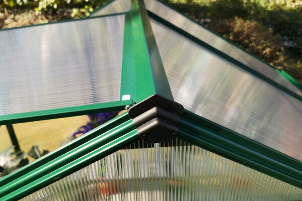 OUTFLEXX Gewächshaus, Grün, Alu/Polycarbonat, 190x125x203 Cm, Pulverbeschichtet 6 OUTFLEXX Gewächshaus, Grün, Alu/Polycarbonat, 190x125x203 Cm, Pulverbeschichtet – Bild 6