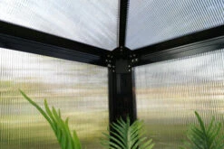 OUTFLEXX Gewächshaus, Schwarz, Alu/Polycarbonat, 295x295x270 Cm, Pulverbeschichtet -Aerocove Gartenlounge Geschaft 6 20086.jpg