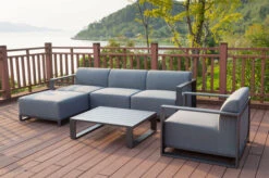 OUTFLEXX Loungeset, Flanelle, Alu/Sunbrella, Für 5 Personen, Loungetisch 100x80 Cm -Aerocove Gartenlounge Geschaft 6 20753.jpg