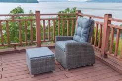 OUTFLEXX Dining Sessel, Grau, Polyrattan, 74 X 83 X 110 Cm, Stufenlos Verstellbar, Inkl. Hocker 26 OUTFLEXX Dining Sessel, Grau, Polyrattan, 74 X 83 X 110 Cm, Stufenlos Verstellbar, Inkl. Hocker -Aerocove Gartenlounge Geschaft 6 20898.jpg