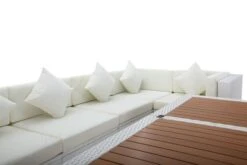 OUTFLEXX Loungemöbel Polyrattan, Weiß, Für 5 Personen, Inkl. Loungetisch, Wasserfeste Kissenbox -Aerocove Gartenlounge Geschaft 6 7175 BOX D.jpg