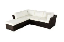OUTFLEXX Loungemöbel, Polyrattan, Braun Marmoriert, Inkl. Abdeckhaube, Ersatzbezug, Wasserfeste Kissenbox -Aerocove Gartenlounge Geschaft 6 7759 BOX X 1.jpg