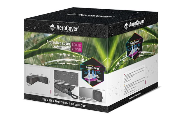 AeroCover Schutzhülle In L-Form Für Lounge Sets, Ripstop-Gewebe, 255 X 255 X 100 X 70 Cm 7 AeroCover Schutzhülle In L-Form Für Lounge Sets, Ripstop-Gewebe, 255 X 255 X 100 X 70 Cm – Bild 7