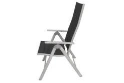 VILLANA Multipositionssessel, Silber/schwarz, Aluminium/Textil, 67 X 58 X 113 Cm, Klappbar 18 VILLANA Multipositionssessel, Silber/schwarz, Aluminium/Textil, 67 X 58 X 113 Cm, Klappbar -Aerocove Gartenlounge Geschaft 7 13397.jpg