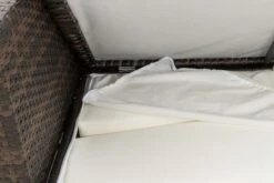 OUTFLEXX Loungemöbel-Set, Braun Marmoriert, Polyrattan, 5 Pers, Wasserfeste Kissenbox, Inkl. Beistelltisch -Aerocove Gartenlounge Geschaft 7 16065 BOX B.jpg