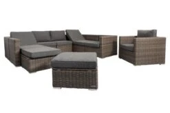 OUTFLEXX Loungegarnitur, Polyrattan/Teakholz, Tisch 160x90cm, Für 10 Personen, Wasserfeste Kissenbox 24 OUTFLEXX Loungegarnitur, Polyrattan/Teakholz, Tisch 160x90cm, Für 10 Personen, Wasserfeste Kissenbox -Aerocove Gartenlounge Geschaft 7 19398.jpg