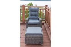 OUTFLEXX Dining Sessel, Grau, Polyrattan, 74 X 83 X 110 Cm, Stufenlos Verstellbar, Inkl. Hocker 27 OUTFLEXX Dining Sessel, Grau, Polyrattan, 74 X 83 X 110 Cm, Stufenlos Verstellbar, Inkl. Hocker -Aerocove Gartenlounge Geschaft 7 20898.jpg