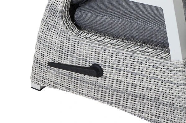 SIENA GARDEN Corido Loungeset, Ice Grey, Alu / Gardino®-Geflecht, 2 Relaxsessel + 3er Sofa, Stufenloser Lifttisch 160x90x47-71cm 7 SIENA GARDEN Corido Loungeset, Ice Grey, Alu / Gardino®-Geflecht, 2 Relaxsessel + 3er Sofa, Stufenloser Lifttisch 160x90x47-71cm – Bild 7