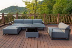 OUTFLEXX Loungeset, Flanelle, Alu/Sunbrella, Für 5 Personen, Höhenverstellbarer Loungetisch -Aerocove Gartenlounge Geschaft 7 21596.jpg