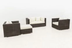 OUTFLEXX Loungemöbel-Set, Polyrattan, Braun Marmoriert, 5 Pers, Wasserfeste Kissenbox 18 OUTFLEXX Loungemöbel-Set, Polyrattan, Braun Marmoriert, 5 Pers, Wasserfeste Kissenbox -Aerocove Gartenlounge Geschaft 8 16066 BOX A.jpg
