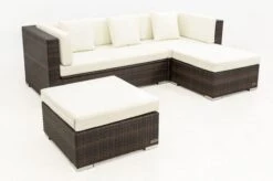 OUTFLEXX Loungemöbel-Set, Braun Marmoriert, 5 Pers, Polyrattan, Wasserfeste Kissenbox -Aerocove Gartenlounge Geschaft 8 16068 BOX A.jpg