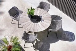 HARTMAN Delphine Armlehnensessel, Schwarz/weiß, Alu/Kunststoff 16 HARTMAN Delphine Armlehnensessel, Schwarz/weiß, Alu/Kunststoff -Aerocove Gartenlounge Geschaft 8 18696.jpg